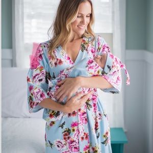 ISLA DELIVERY ROBE & SWADDLE BLANKET SET